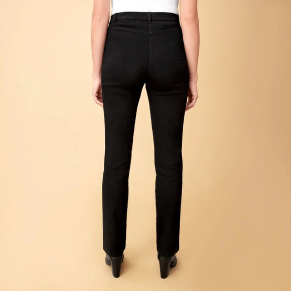 Sz 12(28”) women Northern reflection Petite Essential Slim Black Jean woman New - Picture 3 of 8